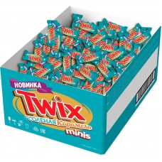 Шоколадный батончик Twix соленая карамель minis, 2,7кг/уп