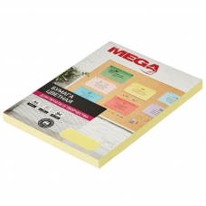Бумага цветная ProMEGA jet (А4, 80 г, желтая пастель) 100 л