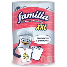 Полотенца бумажные FAMILIA XXL 2сл 1рул Полотенца бумажные FAMILIA XXL 2сл 1рул
