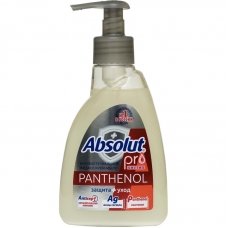 Мыло жидкое ABSOLUT PRO  серебро+пантенол 250гр 5196
