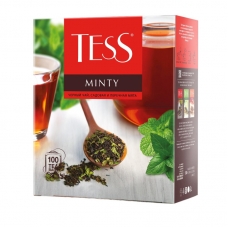 Чай TESS Minty черный с садовой и перечной мятой 1,5гx100пак