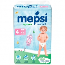 Подгузники -трусики для детей MEPSI L (9-16 кг) 44 шт/уп