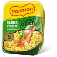 Лапша Роллтон по-домашннму курица, 90гх24шт/уп