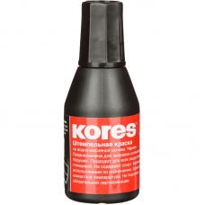 Краска штемпельная KORES черная 71334 Краска штемпельная KORES черная 71334