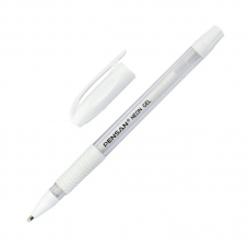 Ручка гелевая неавтомат. PENSAN NEON WHITE1,0мм,бел.черн,манж,2290/12