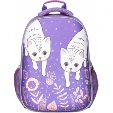 Ранец Attache Light Котики 2 отд., эргоном. Cпинка