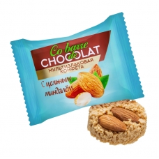 Конфеты Co barre de CHOCOLAT мультиз. с цельн. минд. и с бел. кон. гл., 1кг Конфеты Co barre de CHOCOLAT мультиз. с цельн. минд. и с бел. кон. гл., 1кг