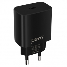 Зарядное устройство сетевое PERO TC03 PD 18W черный