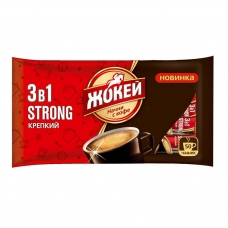 Кофе Жокей Крепкий 3 в 1 раств. 50 пак/уп 1296-08