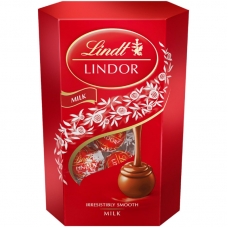 Конфеты LINDOR из молочного шоколада с молочной начинкой пралине,200г Конфеты LINDOR из молочного шоколада с молочной начинкой пралине,200г