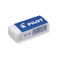 Ластик PILOT EE101 винил, карт.держатель, цв.белый, Япония, 42?19?12 мм.