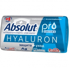 Мыло туалетное ABSOLUT PRO серебро+гиалурон 90гр 6202