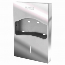 Диспенсер для покрытий на унитаз LAIMA PROFESSIONAL INOX, 1/4 сложения, нержавеющая сталь, зеркальный, 605705 Диспенсер для покрытий на унитаз LAIMA PROFESSIONAL INOX, 1/4 сложения, нержавеющая сталь, зеркальный, 605705