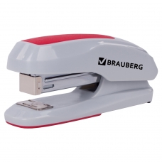 Степлер №24/6, 26/6 BRAUBERG Extra, до 30 листов, серо-красный, 229088 Степлер №24/6, 26/6 BRAUBERG Extra, до 30 листов, серо-красный, 229088