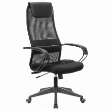 Кресло офисное BRABIX PREMIUM Stalker EX-608 PL, ткань-сетка/кожзам, черное, 532090 Кресло офисное BRABIX PREMIUM Stalker EX-608 PL, ткань-сетка/кожзам, черное, 532090