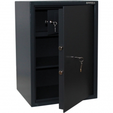 Сейф BRABIX КМ-620Т, 620х430х375 мм, 35 кг, ключевой замок + полка, трейзер, крепление к стене, 291167 Сейф BRABIX КМ-620Т, 620х430х375 мм, 35 кг, ключевой замок + полка, трейзер, крепление к стене, 291167