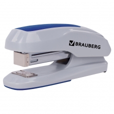 Степлер №24/6, 26/6 BRAUBERG Extra, до 30 листов, серо-синий, 229087 Степлер №24/6, 26/6 BRAUBERG Extra, до 30 листов, серо-синий, 229087