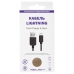 Кабель USB 2.0-Apple Lightning, 1 м, RED LINE, для подключения IPhone (IPad), черный, УТ000008646 купите по выгодной цене