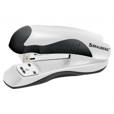 Степлер №24/6, 26/6 BRAUBERG JET PRO, до 25 листов, эргономичный, бело-черный, 228585 Степлер №24/6, 26/6 BRAUBERG JET PRO, до 25 листов, эргономичный, бело-черный, 228585