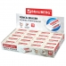 Ластик BRAUBERG Simple, 38х20х10 мм, белый, прямоугольный, картонный держатель, 228073 купите по выгодной цене