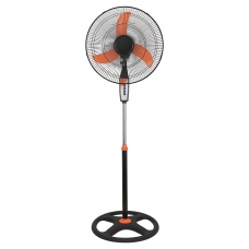 Вентилятор напольный, 3 режима, SONNEN, TF-50W-45-А304, d=45 см, 50Вт, черный, 454789, FS-45-A304
