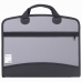 Папка-портфель пластиковая BRAUBERG А4+ (375х305х60 мм), 4 отделения, 2 кармана, серая, 228685 купите по выгодной цене