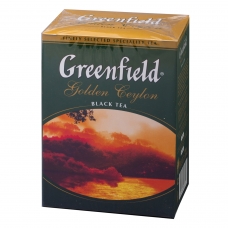 Чай GREENFIELD Гринфилд Golden Ceylon ОРА, черный, листовой, 100 г, 0351