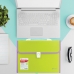 Папка-портфель пластиковая BRAUBERG JOY, А4 (330х245х35 мм), 13 отделений, с окантовкой, салатовая, 227974 купите по выгодной цене