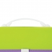 Папка-портфель пластиковая BRAUBERG JOY, А4 (330х245х35 мм), 13 отделений, с окантовкой, салатовая, 227974 купите по выгодной цене