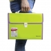 Папка-портфель пластиковая BRAUBERG JOY, А4 (330х245х35 мм), 13 отделений, с окантовкой, салатовая, 227974 купите по выгодной цене