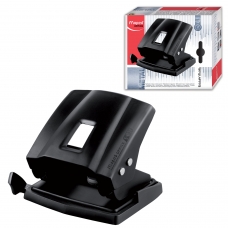 Дырокол MAPED Франция Essentials Metal, металлический, большой, на 35 листов, черный, 403411 Дырокол MAPED Франция Essentials Metal, металлический, большой, на 35 листов, черный, 403411