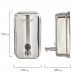 Дозатор для жидкого мыла LAIMA PROFESSIONAL INOX (гарантия 3 года), 1 л, нержавеющая сталь, зеркальный, 605393 купите по выгодной цене
