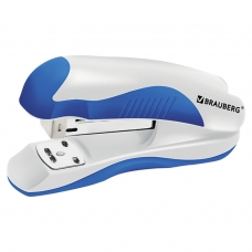 Степлер №24/6, 26/6 BRAUBERG JET PRO, до 25 листов, эргономичный, бело-голубой, 228584 Степлер №24/6, 26/6 BRAUBERG JET PRO, до 25 листов, эргономичный, бело-голубой, 228584