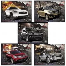 Альбом для рисования, А4, 24 л., обложка картон, HATBER JEEPING, 24А4В, A90763