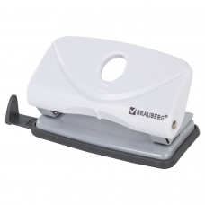 Дырокол BRAUBERG Original, до 10 листов, белый Дырокол BRAUBERG Original, до 10 листов, белый
