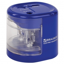 Точилка электрическая BRAUBERG Extra, два отверстия 6-8/9-12 мм, питание от 4 батареек АА, 228423 Точилка электрическая BRAUBERG Extra, два отверстия 6-8/9-12 мм, питание от 4 батареек АА, 228423