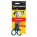 Ножницы BRAUBERG Soft Grip, 165 мм, резиновые вставки, серо-зеленые, 3-х стор. заточка,.карт. уп. с подв., 230761 230761 230761