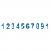 Нумератор металлический 10-разрядный, оттиск 47х5 мм, синий, TRODAT 55510, 75878 купите по выгодной цене