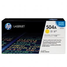 Картридж лазерный HP CE252A ColorLaserJet CP3525/CM3530, желтый, оригинальный, ресурс 7000 стр.