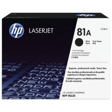 Картридж лазерный HP CF281A LaserJet M604n/M604dn/M605/M606/M630 и другие, №81A, оригинальный, ресурс 10500 страниц Картридж лазерный HP CF281A LaserJet M604n/M604dn/M605/M606/M630 и другие, №81A, оригинальный, ресурс 10500 страниц