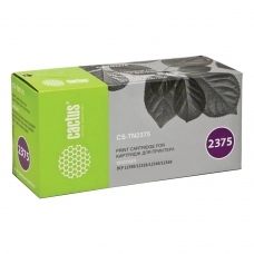 Картридж лазерный CACTUS CS-TN2375 для BROTHER HL-L2300DR/2340DWR/DCP-L2500, ресурс 2600 стр.