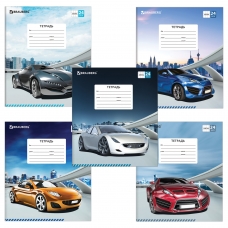 Тетрадь 24 л. BRAUBERG, клетка, обложка картон, DRIVE CAR, 403005 Тетрадь 24 л. BRAUBERG, клетка, обложка картон, DRIVE CAR, 403005
