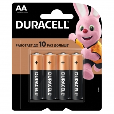 Батарейки DURACELL Basic, AA LR06, 15А, алкалиновые, КОМПЛЕКТ 4 шт., в блистере, MN 1500 АА LR6 Батарейки DURACELL Basic, AA LR06, 15А, алкалиновые, КОМПЛЕКТ 4 шт., в блистере, MN 1500 АА LR6
