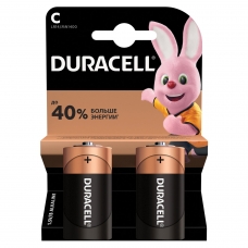 Батарейки DURACELL Basic, С LR14, 14А, алкалиновые, КОМПЛЕКТ 2 шт., в блистере Батарейки DURACELL Basic, С LR14, 14А, алкалиновые, КОМПЛЕКТ 2 шт., в блистере
