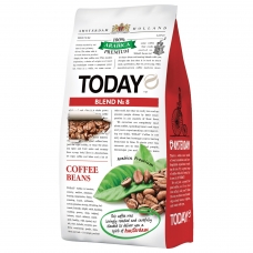 Кофе в зернах TODAY Blend №8, натуральный, 800 г, 100% арабика, вакуумная упаковка, ш/к 70639, ТО80004003