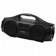 Колонка портативная SONNEN B332, 16 Вт, Bluetooth, FM-тюнер, microSD, MP3-плеер, черная, 513480 Колонка портативная SONNEN B332, 16 Вт, Bluetooth, FM-тюнер, microSD, MP3-плеер, черная, 513480