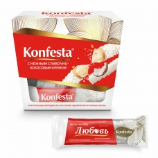 Конфеты KONFESTA со сливочно-кокосовым кремом, вафельные, 150 г, пакет Конфеты KONFESTA со сливочно-кокосовым кремом, вафельные, 150 г, пакет