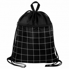 Мешок для обуви BRAUBERG БОЛЬШОЙ, с ручкой, карман на молнии, сетка, 49х41 см, Checkered, 272404 Мешок для обуви BRAUBERG БОЛЬШОЙ, с ручкой, карман на молнии, сетка, 49х41 см, Checkered, 272404