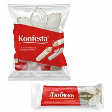 Конфеты KONFESTA со сливочно-кокосовым кремом, вафельные, 500 г, пакет Конфеты KONFESTA со сливочно-кокосовым кремом, вафельные, 500 г, пакет