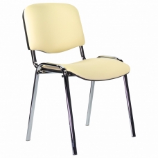 Стул STAFF Iso Lite CF-008, хром, кожзам бежевый (Z-21), 532568 Стул STAFF Iso Lite CF-008, хром, кожзам бежевый (Z-21), 532568